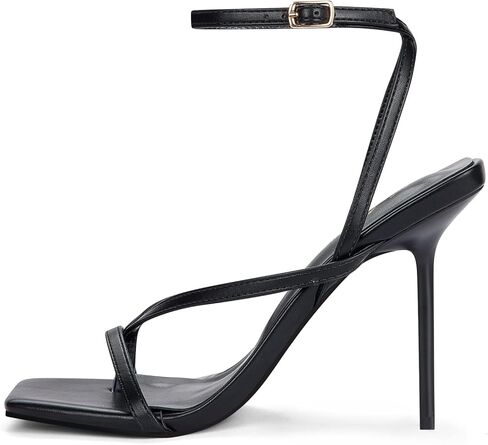 Elisabet Tang Women's Thong Heeled Open Toe Ankle Buckle Strap Heeled Sandals Stylish Dress Shoes in Kuwait