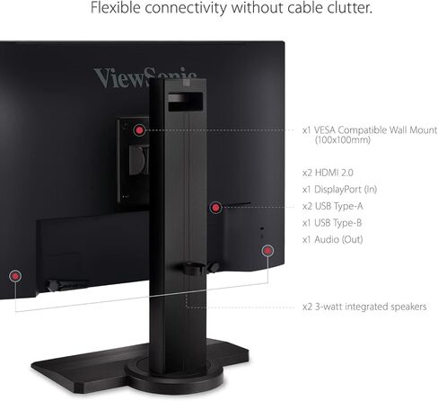 ViewSonic XG272-2K-OLED 27 Inch 1440p 240Hz OLED Ergonomic White Gaming Monitor with up to 0.01ms, FreeSync Premium, G-Sync Compatibility, RGB, and USB-C, HDMI v2.1, DP Inputs in Saudi Arabia
