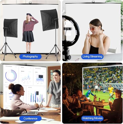 FUDESY 78.7 x 93in لوحة مفاتيح كروما للشاشة الخضراء كبيرة الحجم وقابلة للطي، خلفية خضراء مقاومة للتجاعيد قابلة للسحب للبث، Tiktok، إطار القفل التلقائي، حافظة صلبة من الألومنيوم in Kuwait