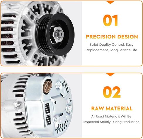 المولد لـ Toyota 4runner V6 3.4L 96-98 ، T-100 Pickup 97-98 ، Tacoma 97-99 ، Tundra 00-02 101211-4130 ، 101211-4131 ، 27060-62180 ، 27060-62190 ، 400-52078 ، 13671 in Saudi Arabia