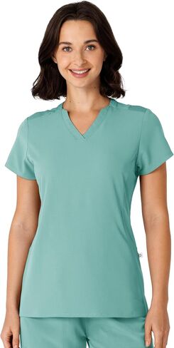 WINK Women's Flex-n-Reach Shoulder Panel V-Neck Scrub Top in Saudi Arabia