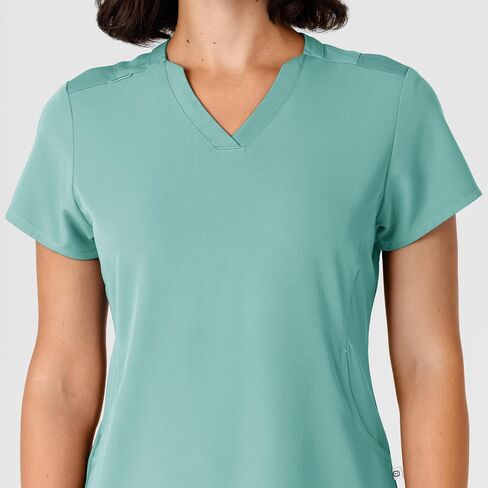 WINK Women's Flex-n-Reach Shoulder Panel V-Neck Scrub Top in Saudi Arabia