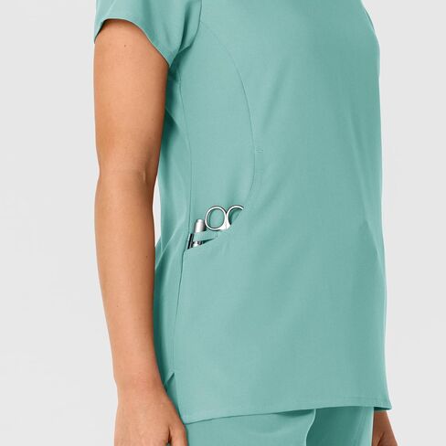 WINK Women's Flex-n-Reach Shoulder Panel V-Neck Scrub Top in Saudi Arabia
