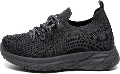 Bernal Girl/Boys Slip-On Sneakers Toddler/Little Kid/Big Kid Lightweight Fashion Breathable Tennis Walking Shoes Non Slip Runing Shoes in Kuwait