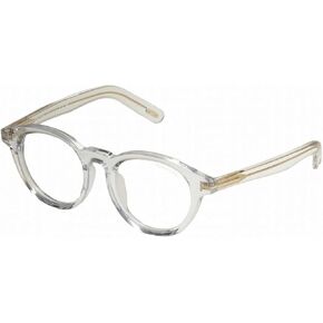 Tom Ford FT5931-D-B 026 Eyeglasses Men's Crystal/Blue Block Full Rim 49mm