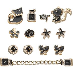 Bling Shoe Charms for Women, Rhinestones Shoe Decoration Charms, DIY Shoe Decoration Charms for Women's Party Favor