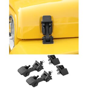 Hood Latches 2pcs Original Factory Hood Lock Catch Latch Kit for 1997-2006 Jeep Wrangler TJ Exterior Accessories