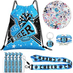 Cute Panda Drawstring Bag Set Including Drawstring Sackpack Bracelet Keychain Stickers Lanyard Hair Accessories 6 Pcs