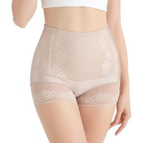 Women's Shapewear Briefs High Waist Silk Lining, Hip Lift Panties, Tummy Control Boyshorts, Full Coverage Boxer