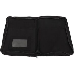 Glove Box Compartment Organizer, 600D Oxford Cloth Car Document Holder, Zipped Design Owner Manual Case Pouch, Vehicle Storage Wallet for Registration, Insurance Card