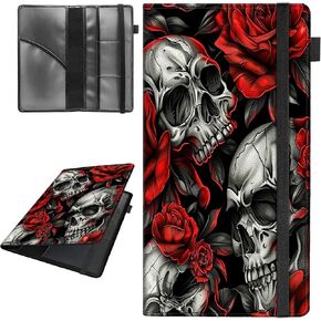 Car Registration and Insurance Holder,Leather Vehicle Glove Box Organizer Wallet for Document,Perfect for any Car,Truck,Motorcycle,Driver License,Trailer or Boat,Men & Women,Wooden Christian Cross