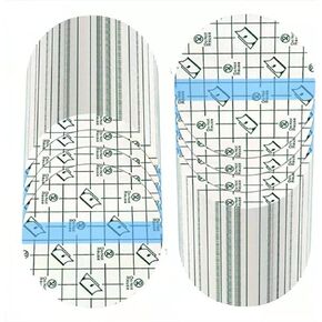 Nuanchu 100 Pieces 4 Inches Transparent Stretch Adhesive Bandage Waterproof Bandage Round Transparent Film Dressing Disposable Cover Dressing Tape for Shower