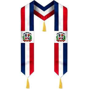 Graduation Stole, Flag Graduation Sash for International Graduates 72"