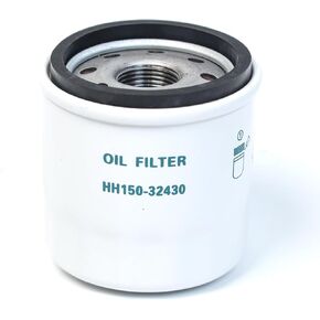 HH1J0-32430 HH150-32430 Oil Filter Compatible with Kubota BX2200 BX2660 B1550 B2920 B7510 F2880 RTV-X1100 KH36 ZD1211 GL6500S Zero Turn Mower Excavator Generator Engine (Option A: 1PC)