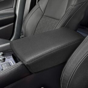 غطاء وحدة التحكم المركزية للاشتعالات من Nissan Maxima Accessories 2016-2023 ، غطاء وحدة التحكم الوسطى فينيل جلود ، واقي مسند للسيارات ، مضاد للخلع ، أسود