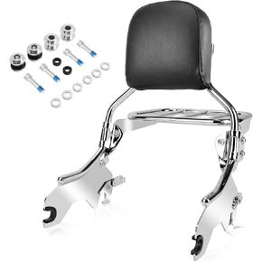 Low Rider Sport Glide Holdfast Sissy Bar Upright Fit For Harley Softial FXLR FXLRS FXLRST FLSB 2018-2025 Sport Luggage Rack w/Docking Hardware Kit