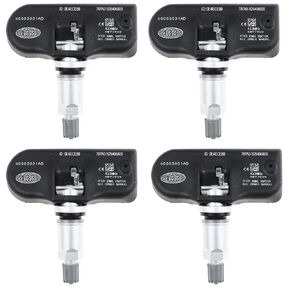 4 Set 56053031AD TPMS Tire Pressure Sensor 433 MHz Compatible with Chrysler 200 300 Dodge Grand Caravan 2008-2012 Avenger 2012-2013 and More