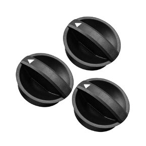 Control Knob Fan Heater Fit for Toyota Tacoma 2005-2011, Heater Temperature HVAC Fan Control Knob Replace 65551820A 55900-04020 55900-04030 758695 655-51820A, 3PCS