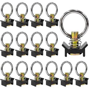 مسمار واحد Fitting L Track Track Fitting مع حلقة مستديرة مع حلقة مستديرة من الفولاذ المقاوم للصدأ حلقة الألومنيوم التحكم في شحن الشحن لتركيب شركات الطيران لوجستية (6)