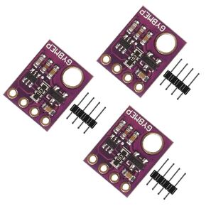 AITRIP 3PCS Pre-Soldered GY-BME280 BME280 Digital 3.3V Temperature Humidity Sensor Atmospheric Barometric Pressure Board IIC I2C Breakout Compatible with Arduino ，Raspberry Pi