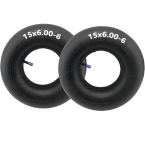 2 عبوة مع TR-13 صمام مستقيم الجذعية قسط 15 × 6.00-6 بوصة الداخلية لركوب جرارات ساحة لركوب الساحة ، ومربات العجلات ، ومكون من ذلك ، والمزيد