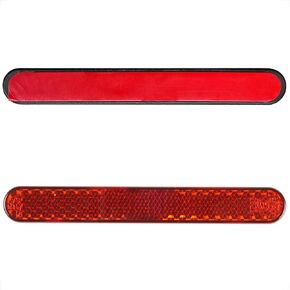 عاكس أحمر لاصق من Evermotor للأرجل السفلية الأمامية لهارلي، عاكسات أمان للرؤية الليلية مقاس 5.66 بوصة لحقيبة Harley Davidson (قطعتان) in Kuwait