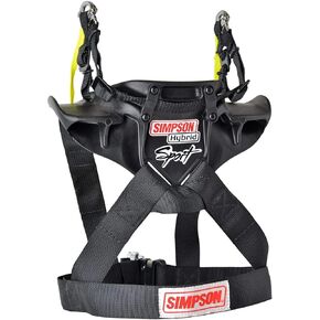 Simpson Hybrid Sport Head Restraint with Quick Release Tethers and D-Ring kit - Large