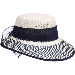 Lipodo Kalisa Straw Hat مع حلقة النساء | صنع في إيطاليا