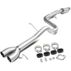 DNA MOTORING CBE-FFE14-16T Cat Back Exhaust System [Compatible with 14-18 Ford Fiesta ST]