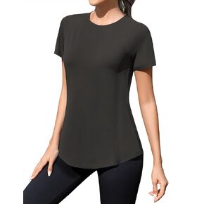 Rapbin Summer Tops for Women 2025 Short Sleeve Workout Yoga Tops Sun Protection UPF 50+ Outdoor Hiking Running Shirts