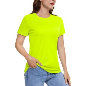 KEFITEVD Women's Workout Tops Short Sleeve UPF 50+ Athletic Sun Protection Shirts Quick Dry Running Rush Guard Gym Tee