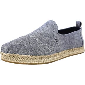 قام تومز بتفكيك Alpargata Rope Navy Chambray 6.5
