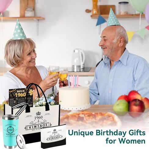 55th/65th/75th Birthday Gift for Women Her,Birthday Decorations Tote Bag Gifts for 55/65/75 Years Old Mom Wife in Saudi Arabia
