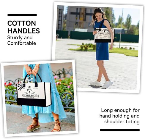 55th/65th/75th Birthday Gift for Women Her,Birthday Decorations Tote Bag Gifts for 55/65/75 Years Old Mom Wife in Kuwait