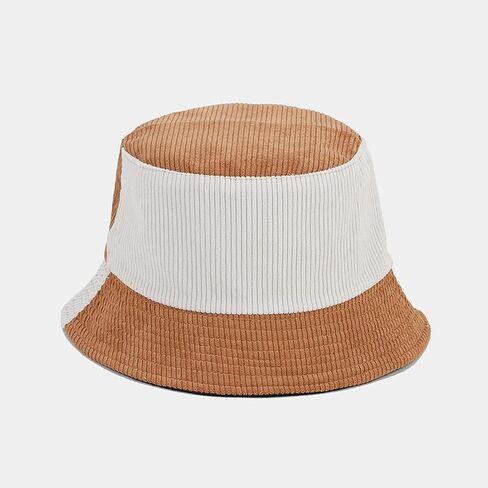 Corduroy Bucket Hat Adjustable Outdoor Sun Hat for Women Packed Reversible Beach Hats for Men Flat Top Cap for Travel in Saudi Arabia