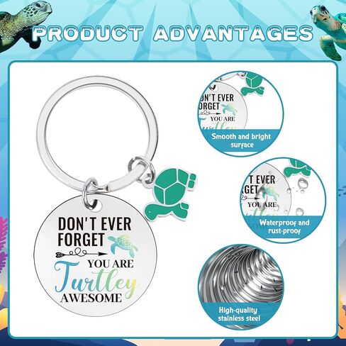 Sea Turtle Keychain Gifts - Sea Turtle Gifts for Women Turtle Lovers Inspirational Gifts Ocean Animals Key Chain in Kuwait