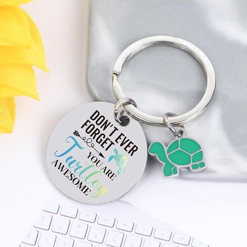 Sea Turtle Keychain Gifts - Sea Turtle Gifts for Women Turtle Lovers Inspirational Gifts Ocean Animals Key Chain in Kuwait