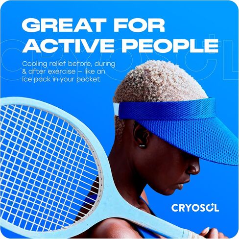 رذاذ تجميد تجميد Cryosol للإغاثة السريعة في أي مكان - رذاذ تخفيف الألم للنزول والسلالات والكدمات والأوجاع والإصابات الرياضية - العلاج بالتبريد للتخفيف التبريد الفوري - 200 مل / 6.76 أوقية in Saudi Arabia