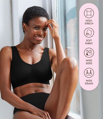 Carole Martin Slip-On Wireless Comfort Sleep Bra for Women in Saudi Arabia