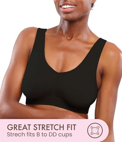 Carole Martin Slip-On Wireless Comfort Sleep Bra for Women in Saudi Arabia