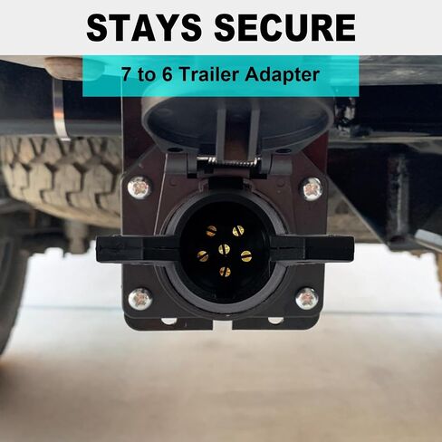 7 دبوس إلى 6 دبوس محول توصيل مقطورة 7 RV شفرة إلى 6 عمود جولة ، 6 طريق إلى 7 طريق محول مقطورة 7 شفرة إلى 6 طريق محول الأسلاك مقطورة in Kuwait