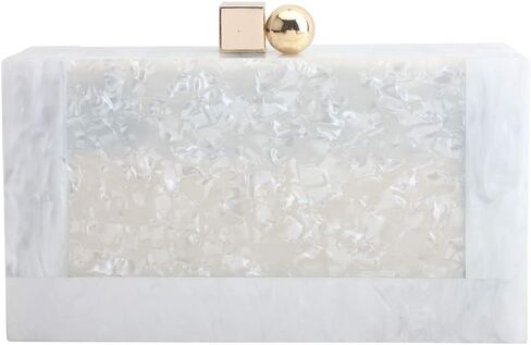 LETODE Acrylic Clutch Purses for Women Evening Clutch Bag Purse Handbag Wedding Party Cocktail in Kuwait