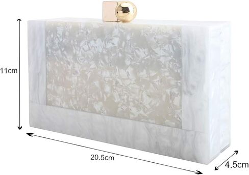 LETODE Acrylic Clutch Purses for Women Evening Clutch Bag Purse Handbag Wedding Party Cocktail in Kuwait