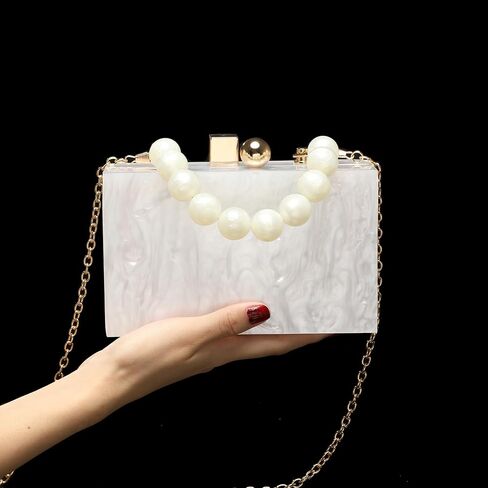 LETODE Acrylic Clutch Purses for Women Evening Clutch Bag Purse Handbag Wedding Party Cocktail in Kuwait