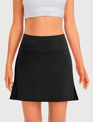 Womens Pleated Tennis Skirt with Pockets Shorts High Waisted Athletic Skirts Golf Skorts for Running Workout Casual in Saudi Arabia