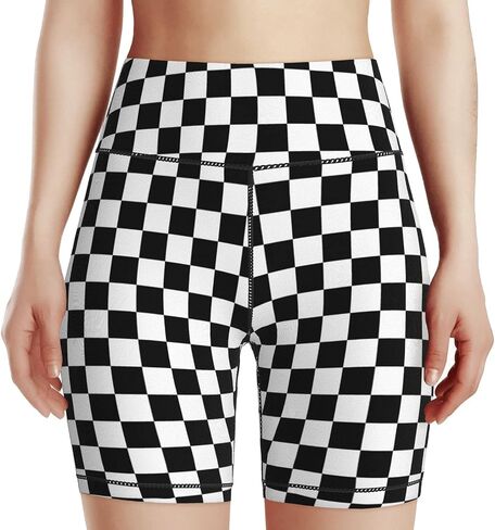 Yaateeh Women's High Waist Bike Shorts for Workout Sports Athletic Running Hiking Biker Yoga Gym in Saudi Arabia