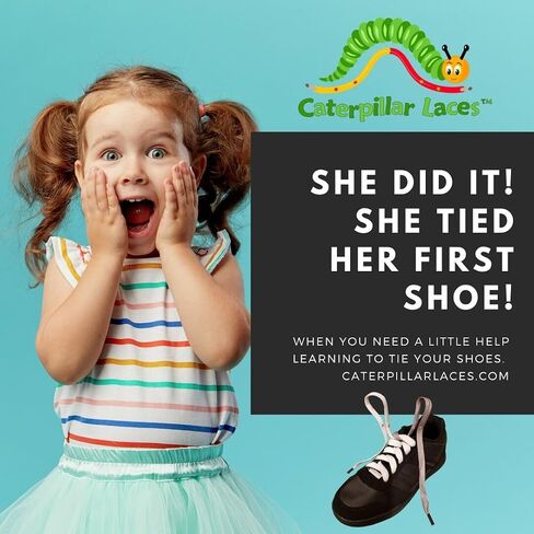 Caterpillar Shoe Laces | Learn to Tie Shoes Fast and Easy | Kindergarten Learning Activities | Preschool Toys in Saudi Arabia