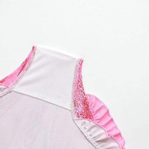 Little Girls Cartoon One-Piece Swimsuit Girls Ruffles Swimsuits Beach Sport Bathing Suit in Kuwait