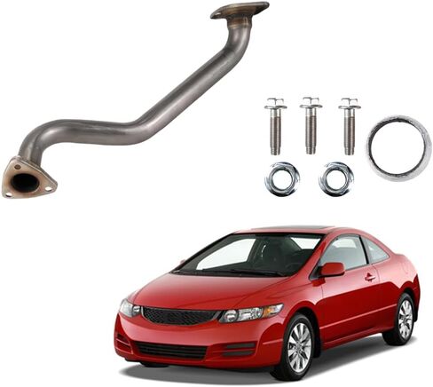 Front Flex Pipe Exhaust Muffler Pipe 2" Inlet (OD) Compatible with 2012-2016 Cadillac SRX 3.6L 73010 in Saudi Arabia
