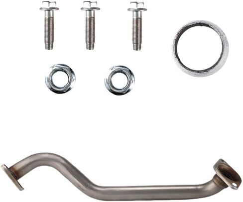 Front Flex Pipe Exhaust Muffler Pipe 2" Inlet (OD) Compatible with 2012-2016 Cadillac SRX 3.6L 73010 in Saudi Arabia